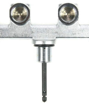 Doppelventil für Druckluftflaschen, G 5/8, 232 bar, Viton-O-Ring