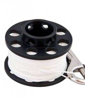 Kaltwasser-Spool 30 m mit Edelstahl-Karabiner