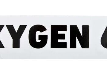 Aufkleber für Stage-Flasche, Oxygen 6