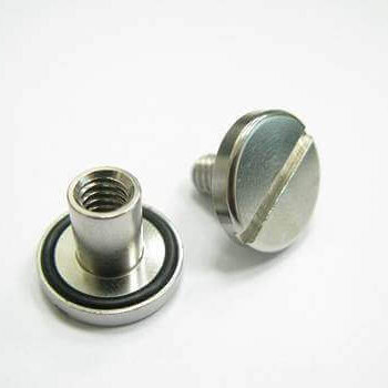Spezialschraube und Mutter kurz (10 mm, Edelstahl) mit O-Ring