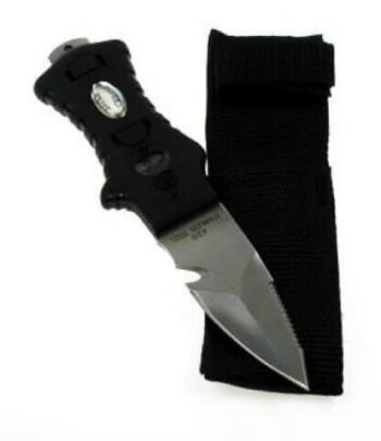 Messer mit Spitze für Bauchgurt