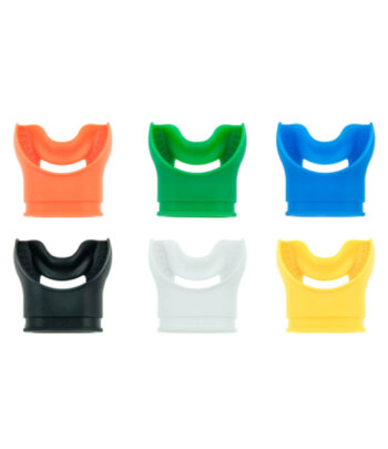 Mundstücke in verschiedenen Farben