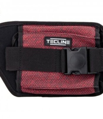 Bleitaschen Tecline Rot Kevlar mit Innentasche