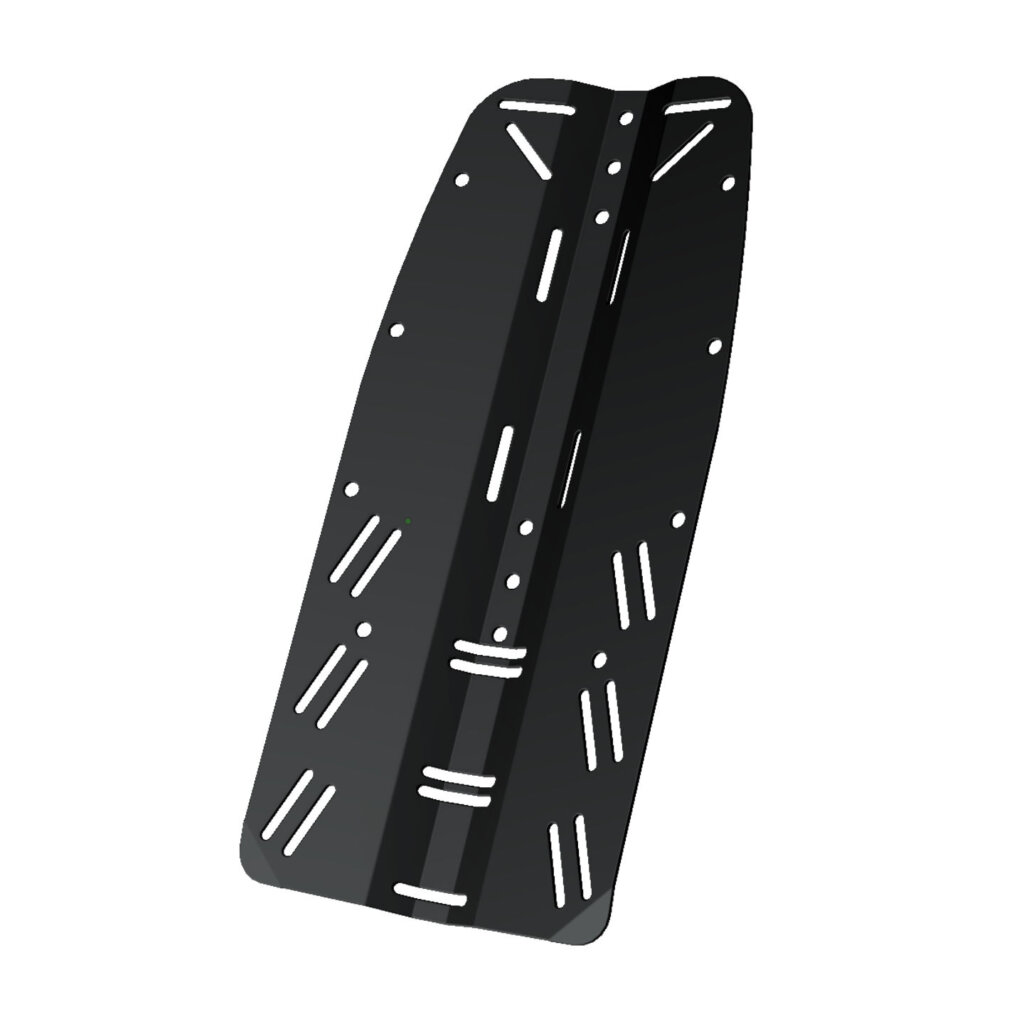 Backplate lang Pulver beschichtet Front