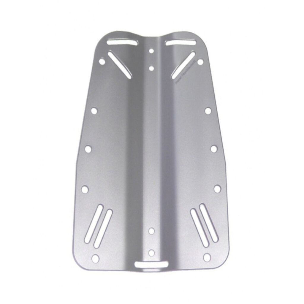 Heser Backplate  6 mm Edelstahl Standard