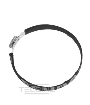 Edelstahl-Schelle mit Schutzüberzug für 7l Flasche