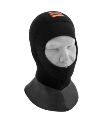 Tecline 7 mmm Kopfhaube mit Wärmekragen