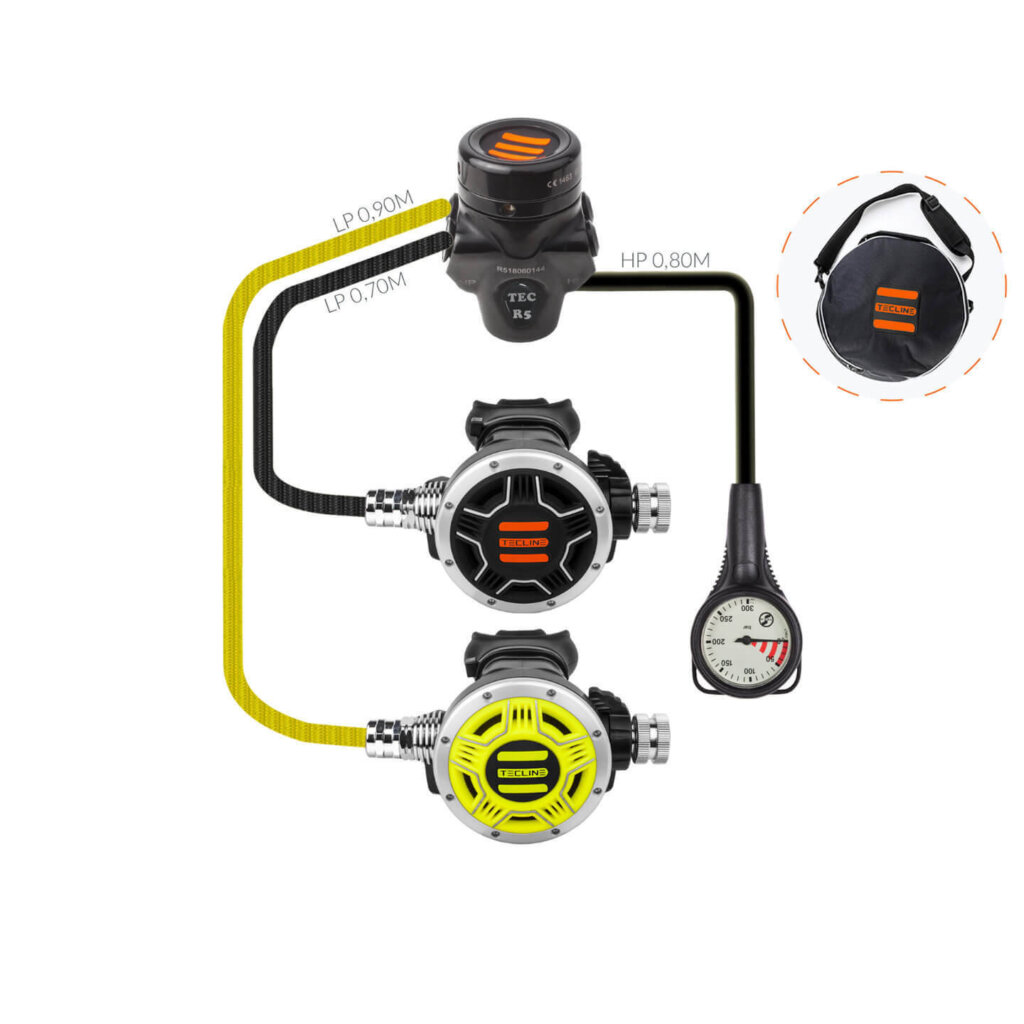 R5 Tec 1 Set1 Set mit Octopus und Finimeter
