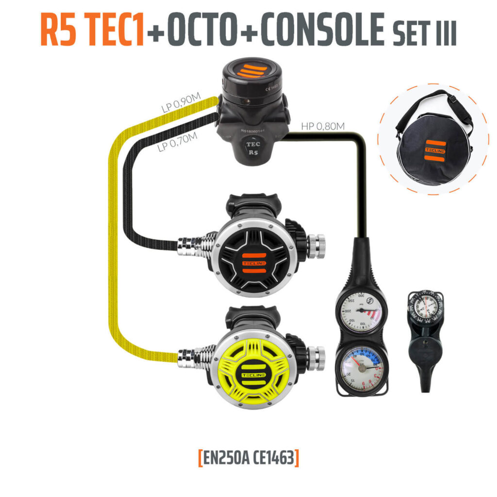 R5 Tec 1 Set 3 mit Octopus, SPG und Kompass