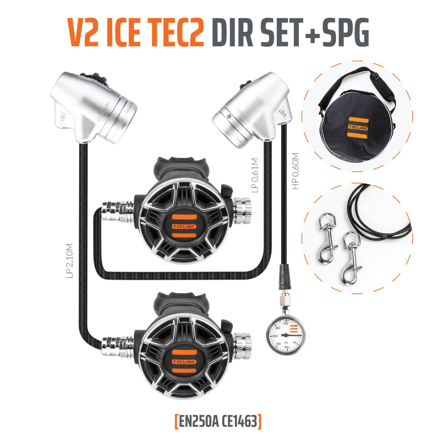 V2 Tec 2 DIR Set mit Finimeter