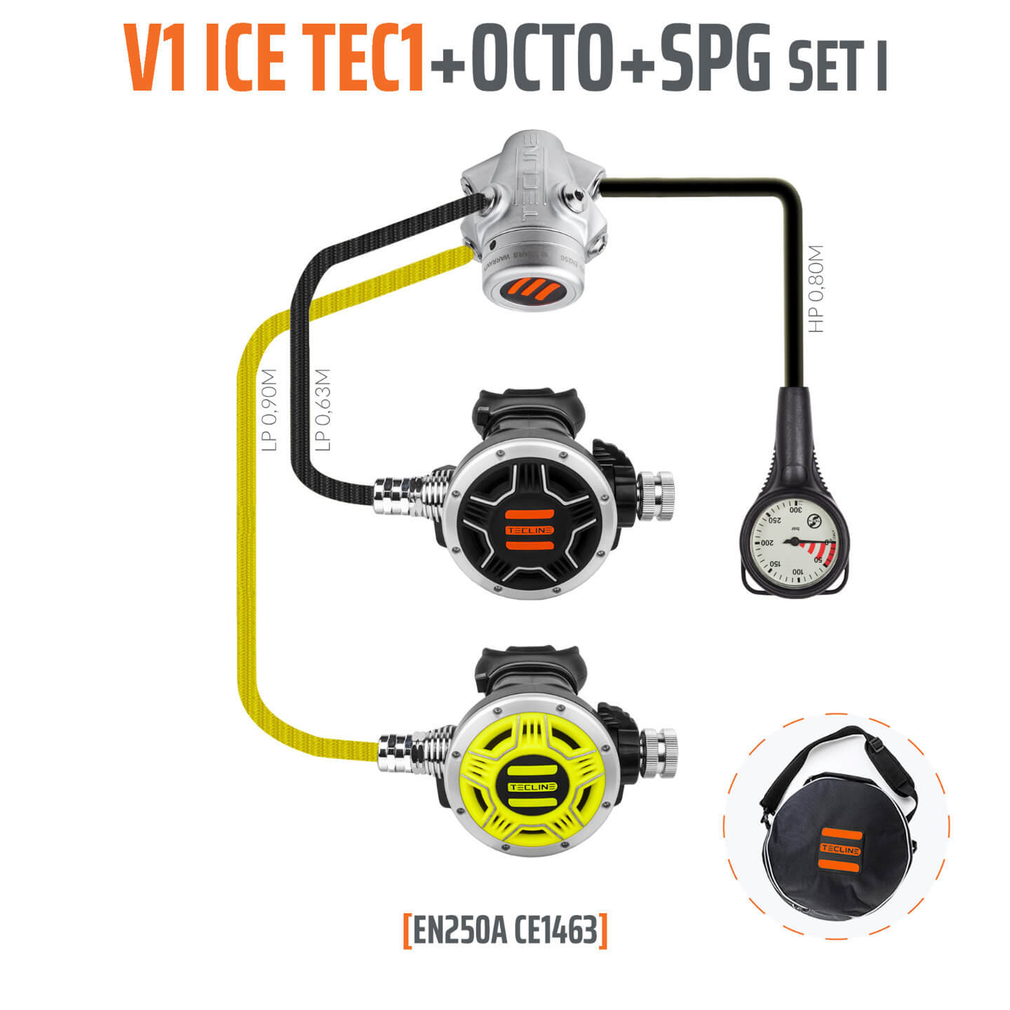 V1 Tec 1 Set mit Oktopus und Finimeter