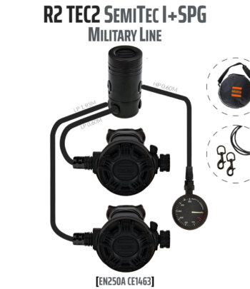 Tecline R2 Tec 2 Semitec Atemreglerset mit SPG military line