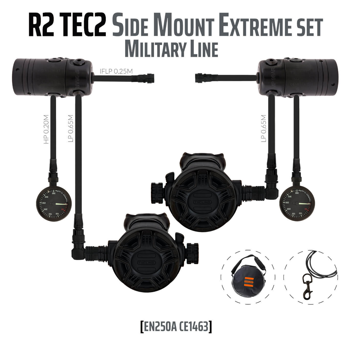 R2-TEC 2 Sidemount Set Extreme Military