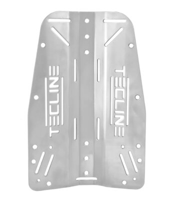 Backplate Tecline 3mm SS mit Logo