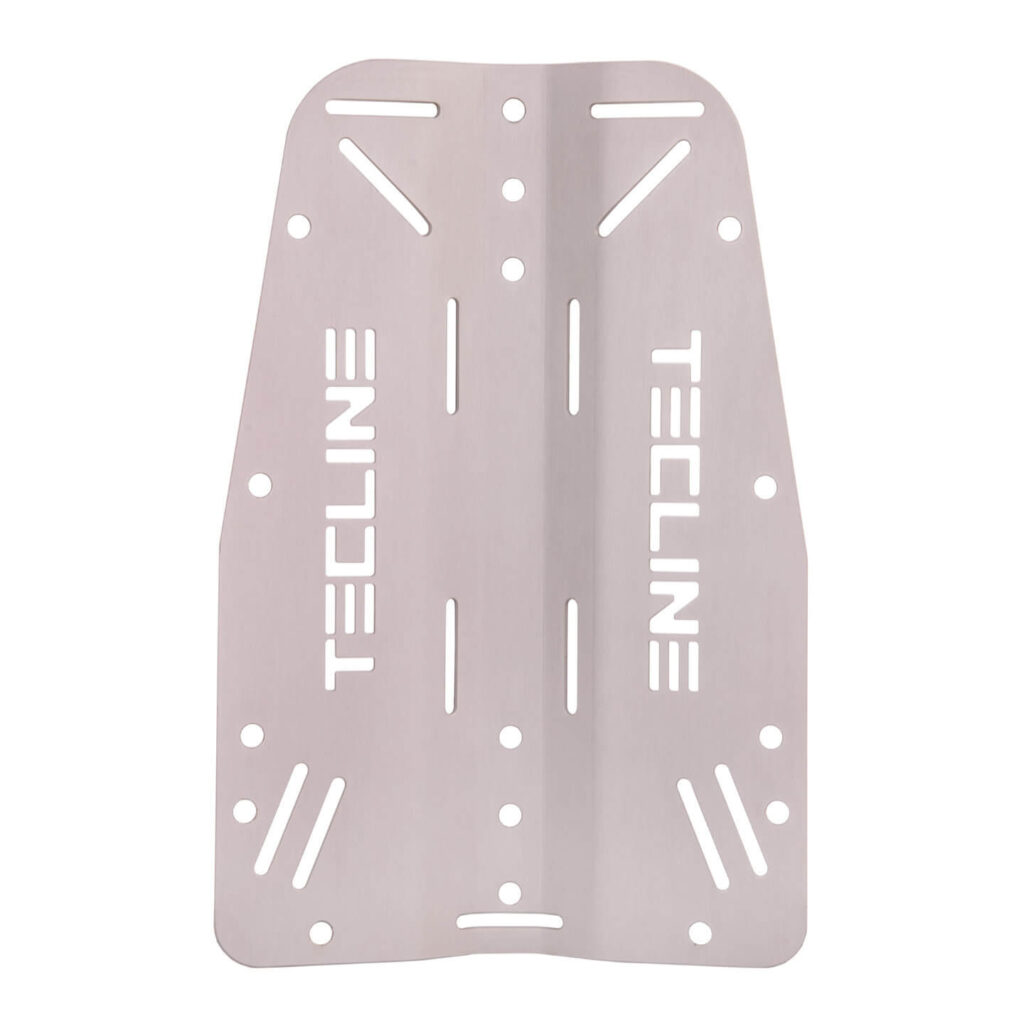 Backplate Tecline 3mm Alu mit Logo