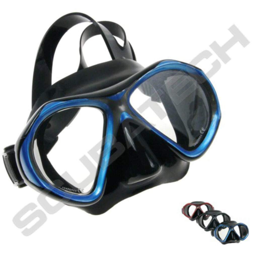Maske Viper Schwarz - Blau