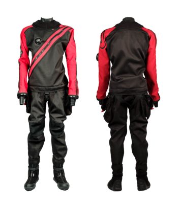 Ugly Fish Trockentauchanzug Medusa vorn und hinten