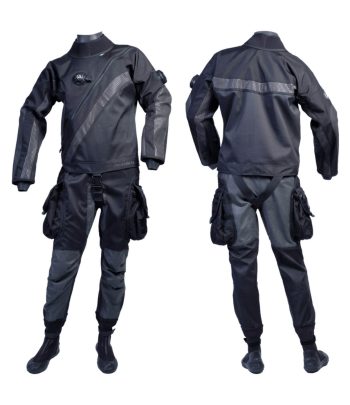 Ugly Fish Trockentauchanzug Ninja von vorn und hinten