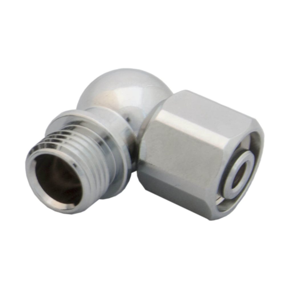 Winkel-Adapter High Flow 90 Grad für 2. Stufe