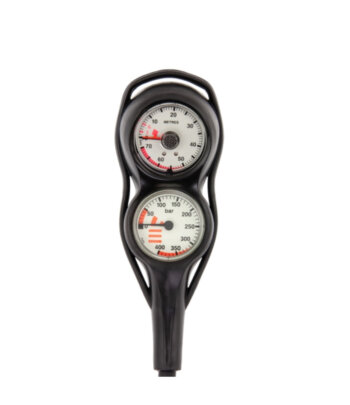 Konsole mit SPG und Tiefenmesser