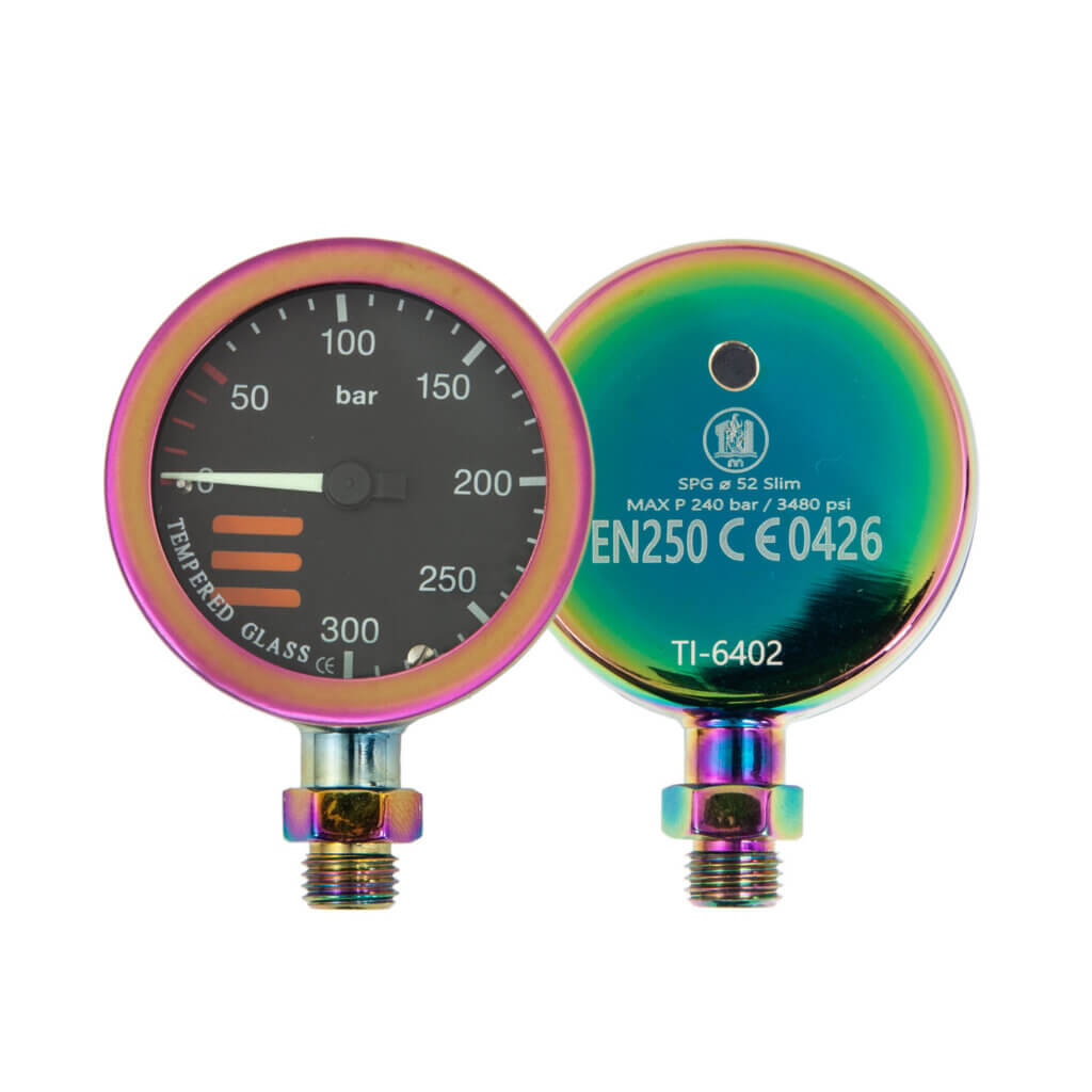 Tecline Finimeter mit Regenbogenoptik
