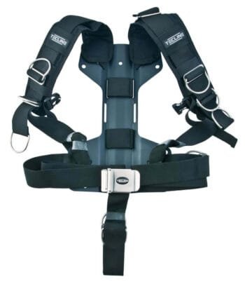 Tecline Komfort Harness mit H-förmiger Mini Alu Backplate