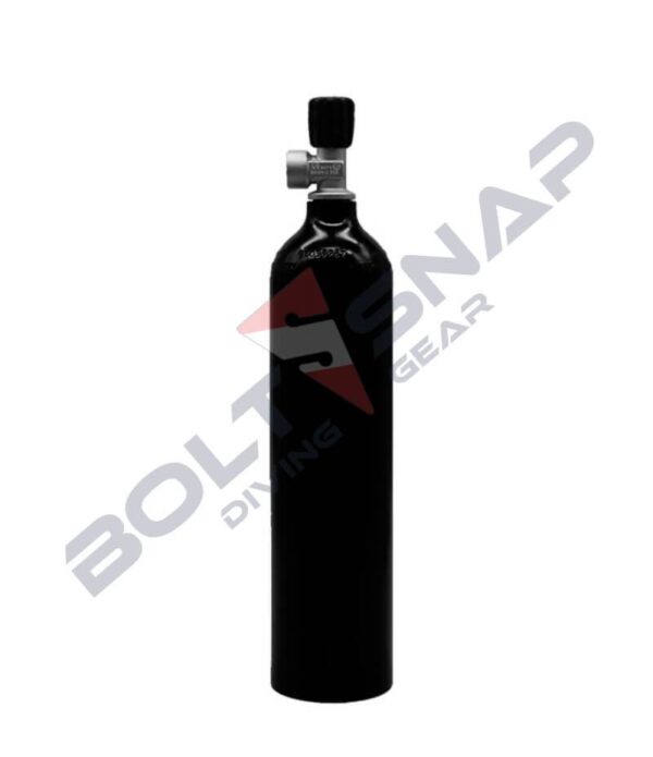 MES Aluminium Flasche 2L mit Ventilhandrad oben