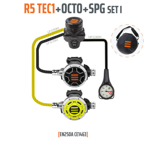 R5 Tec 1 Set1 Set mit Octopus und Finimeter