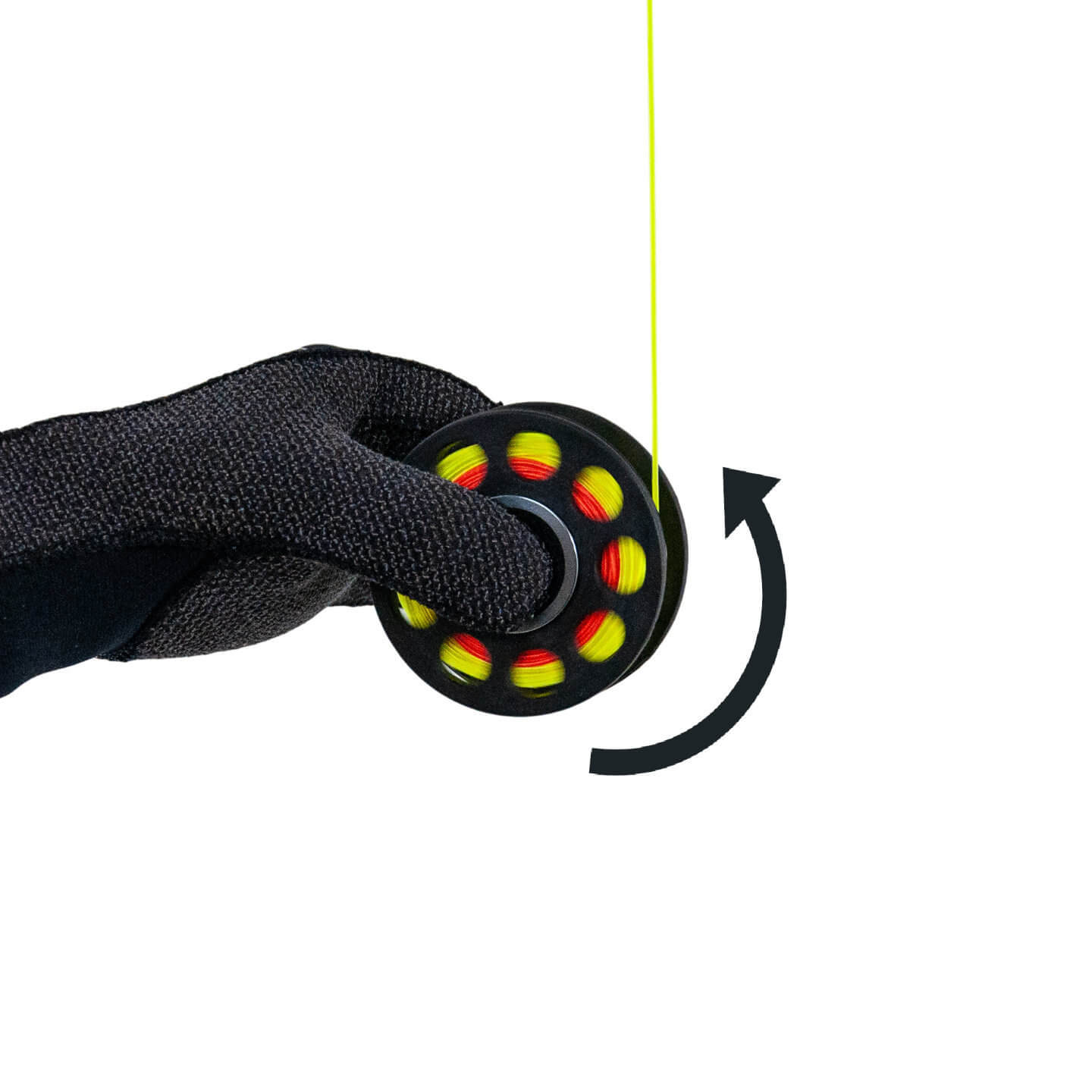 Spool mit Spinner - 15 m