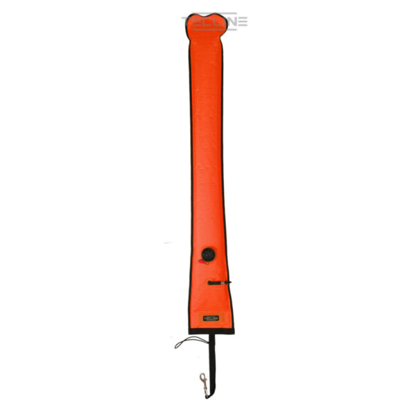 Boje, halbgeschlossen, 15 x 183 cm, OPR-Ventil, Orange