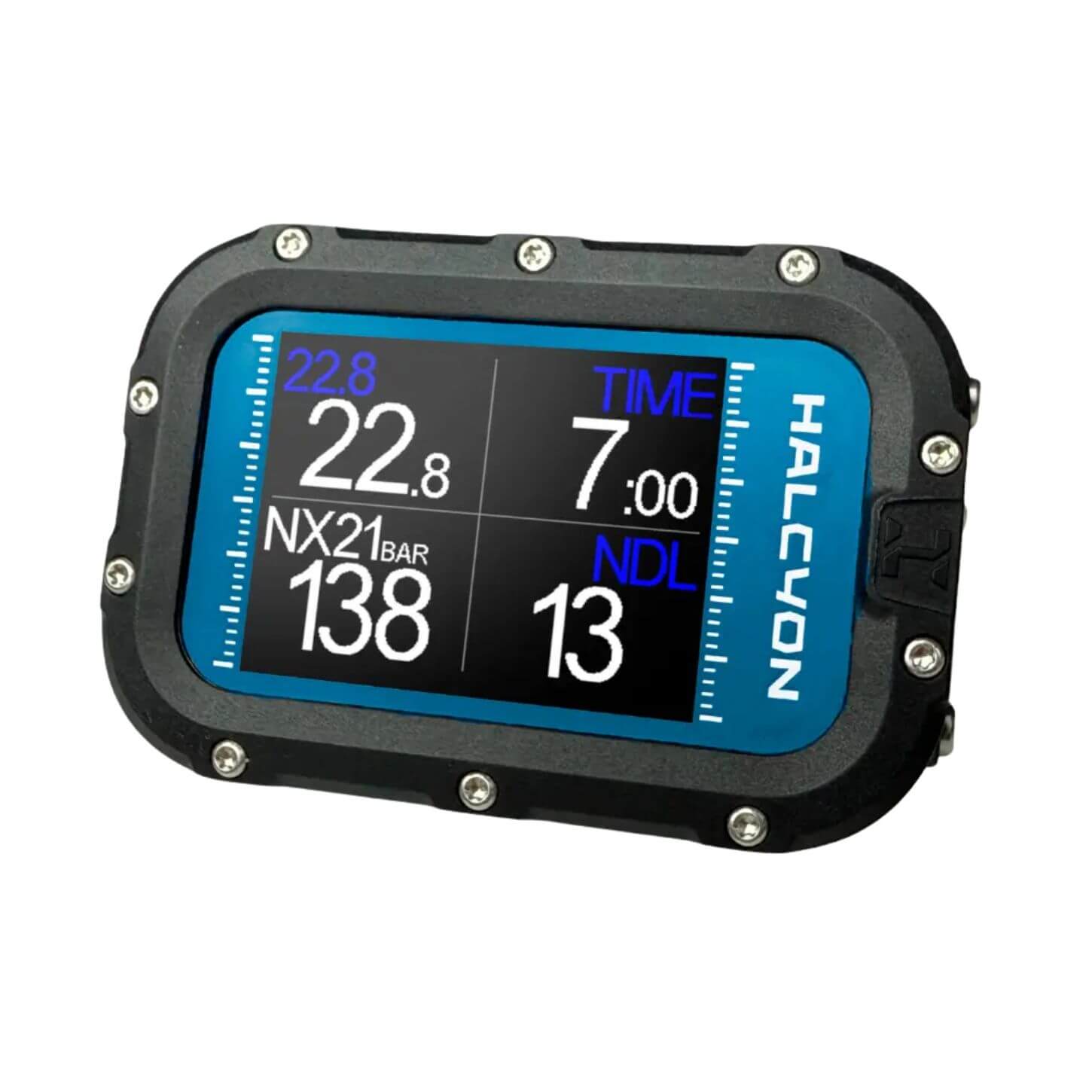 Halcyon Symbios Computer Blau