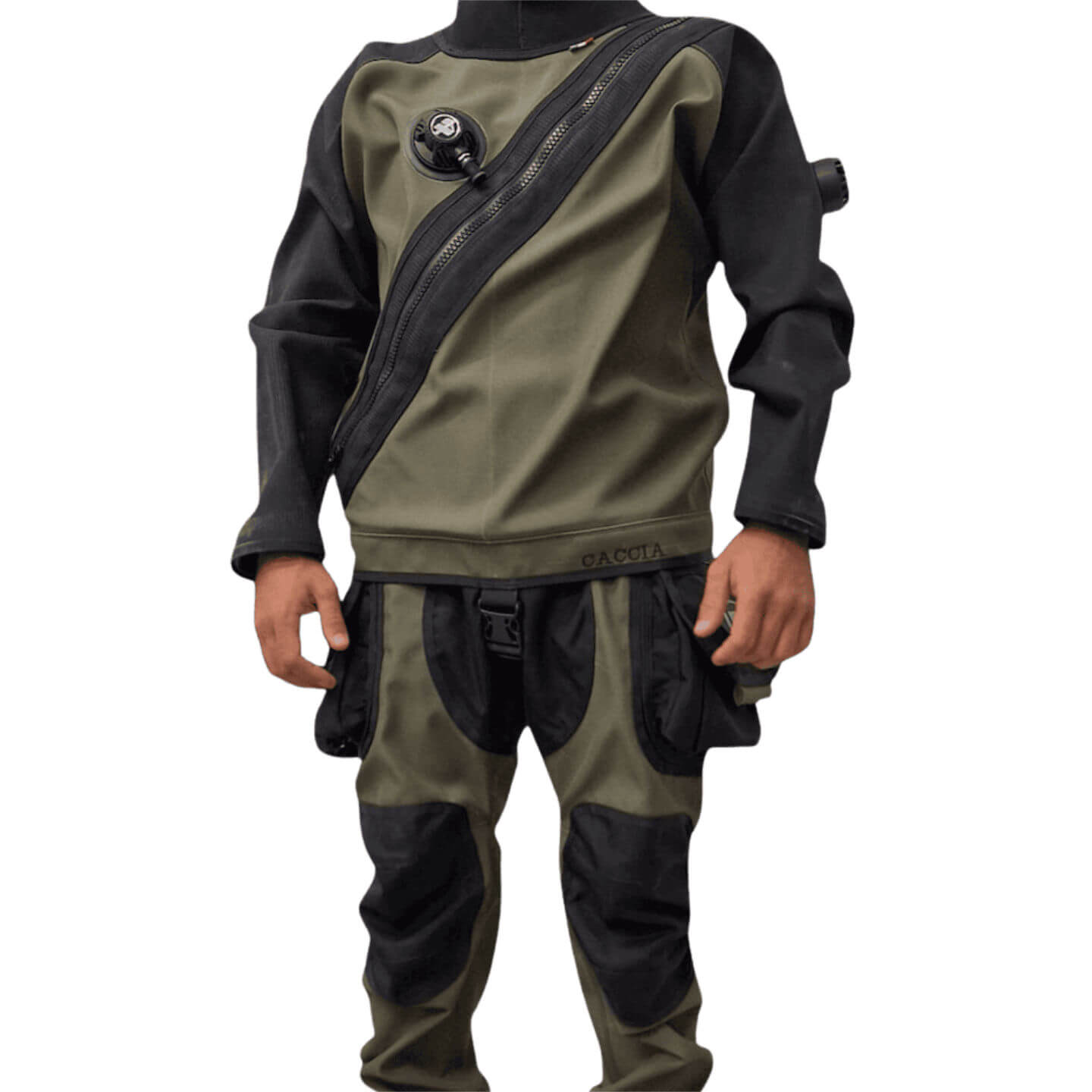 Ugly Fish Trockentauchanzug in Schwarz