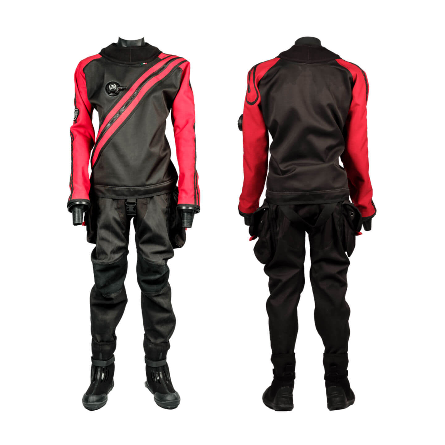 Ugly Fish Trockentauchanzug Medusa vorn und hinten